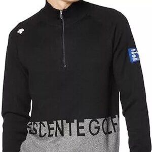 Descente Golf Collection Wool Sweater Size M